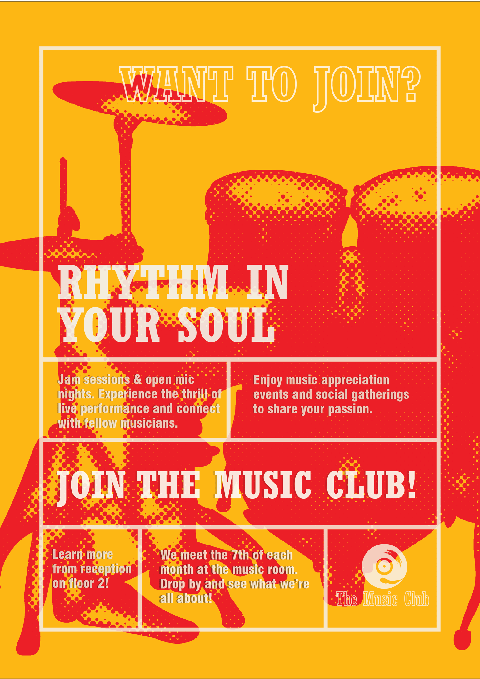 The Music Club Posters - image 2 - student project
