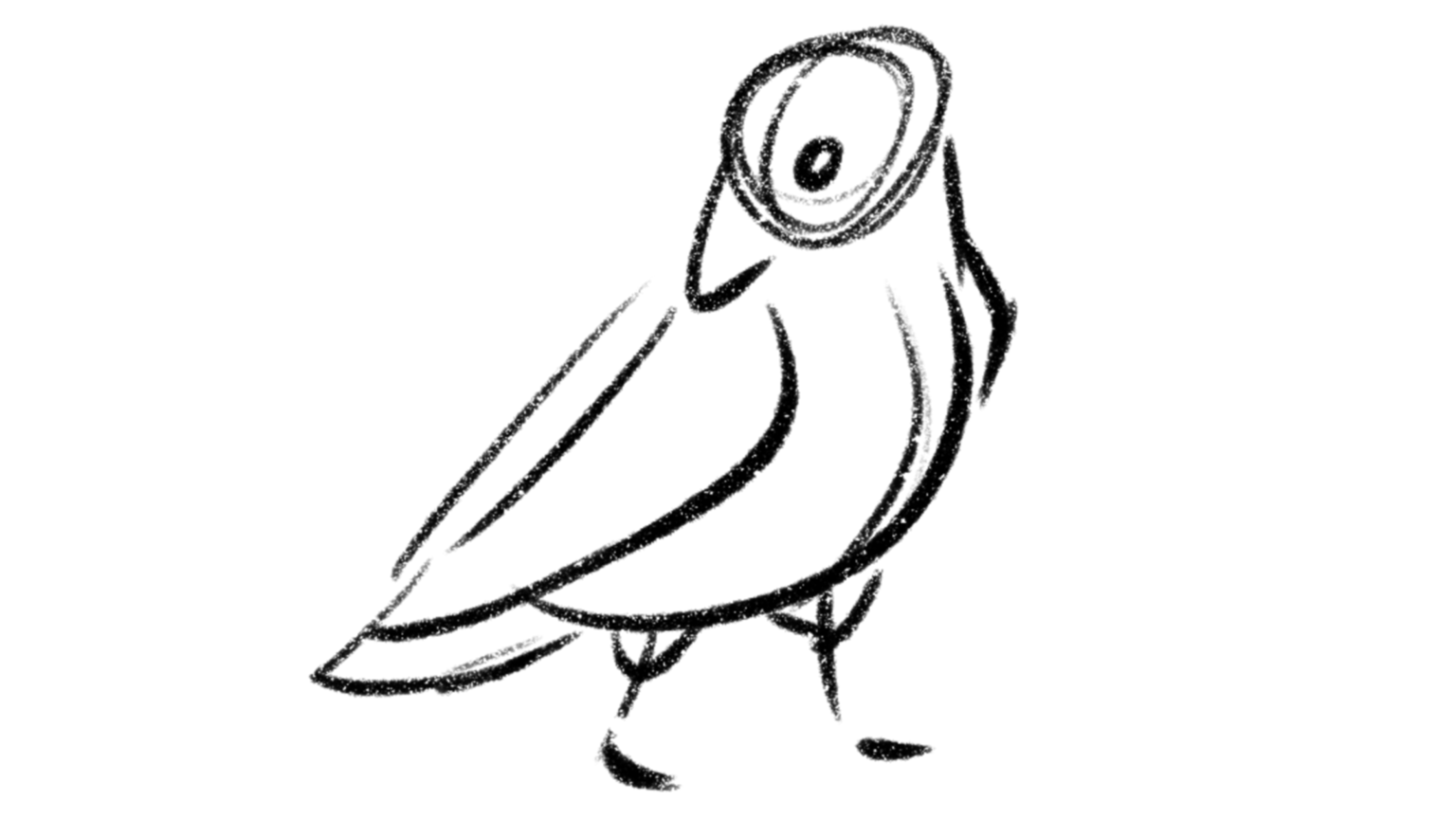 Crow Drawing - image 1 - student project