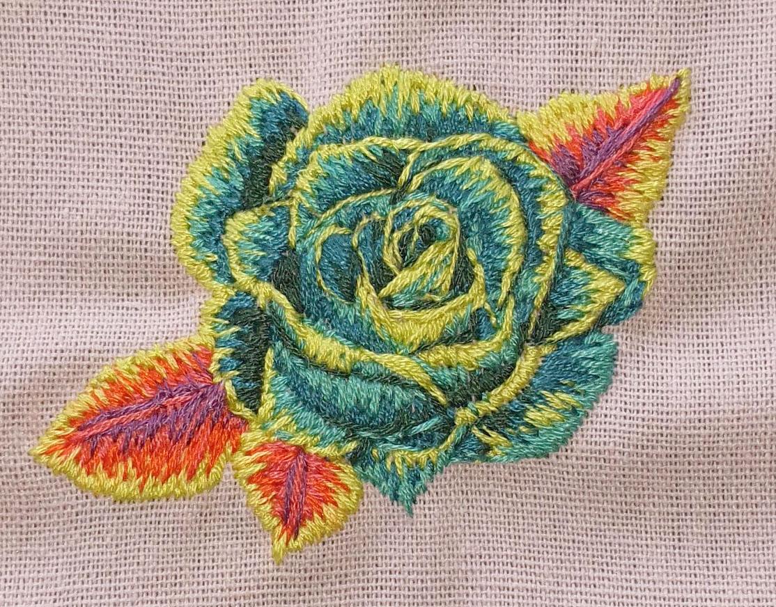 Reverse coloured rose - image 1 - student project