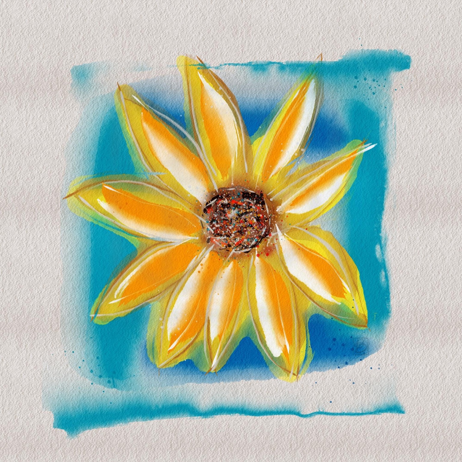 Sunflower for Peace in Ukraine - image 2 - student project