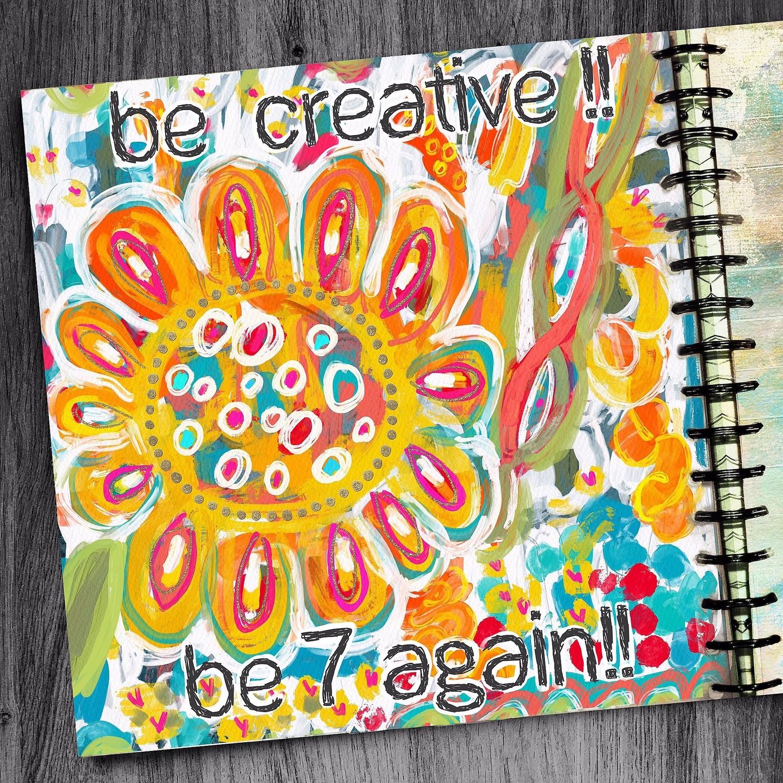 My first colorful abstract! - image 1 - student project