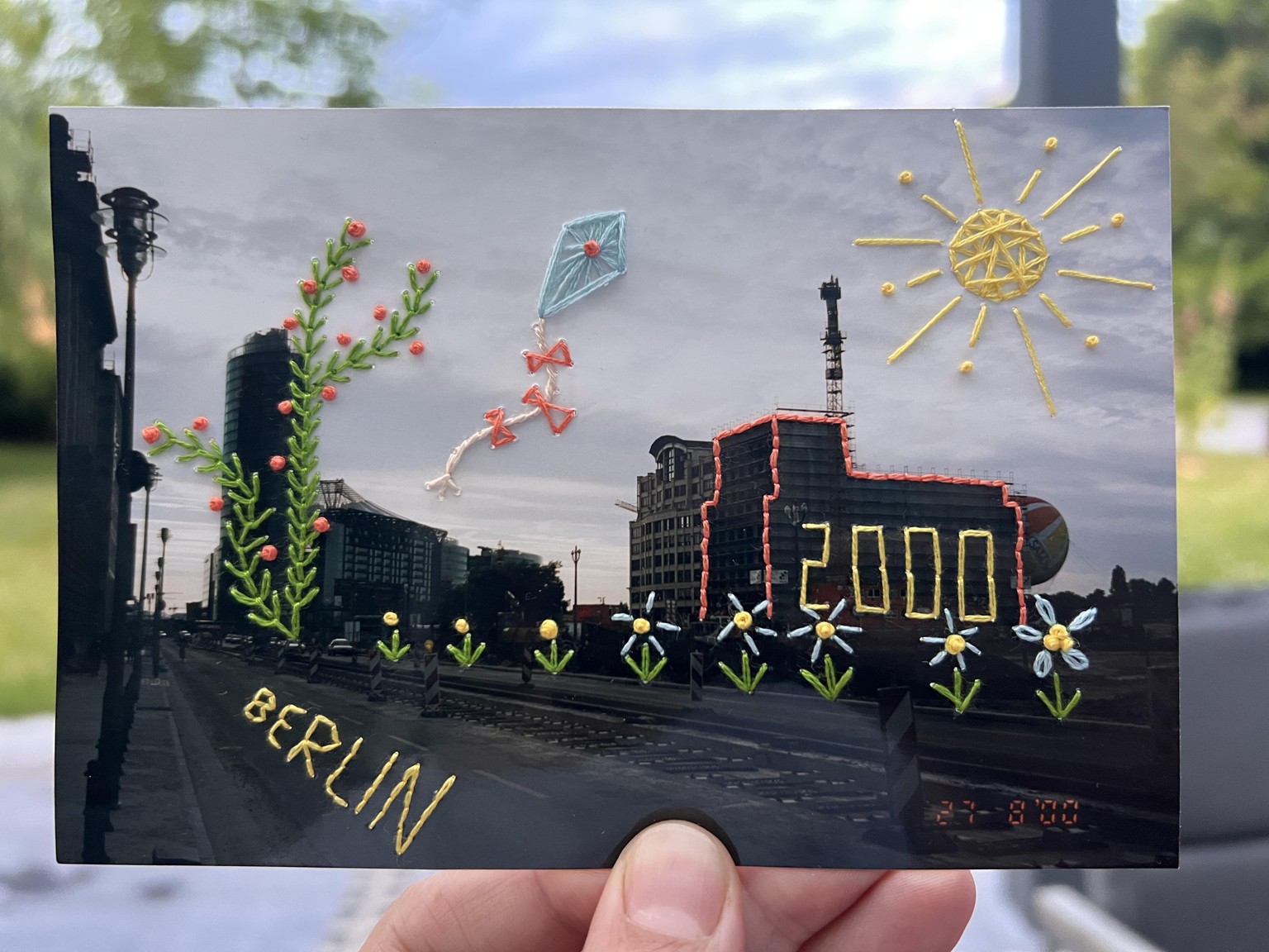 Berlin photo embroidery - image 1 - student project