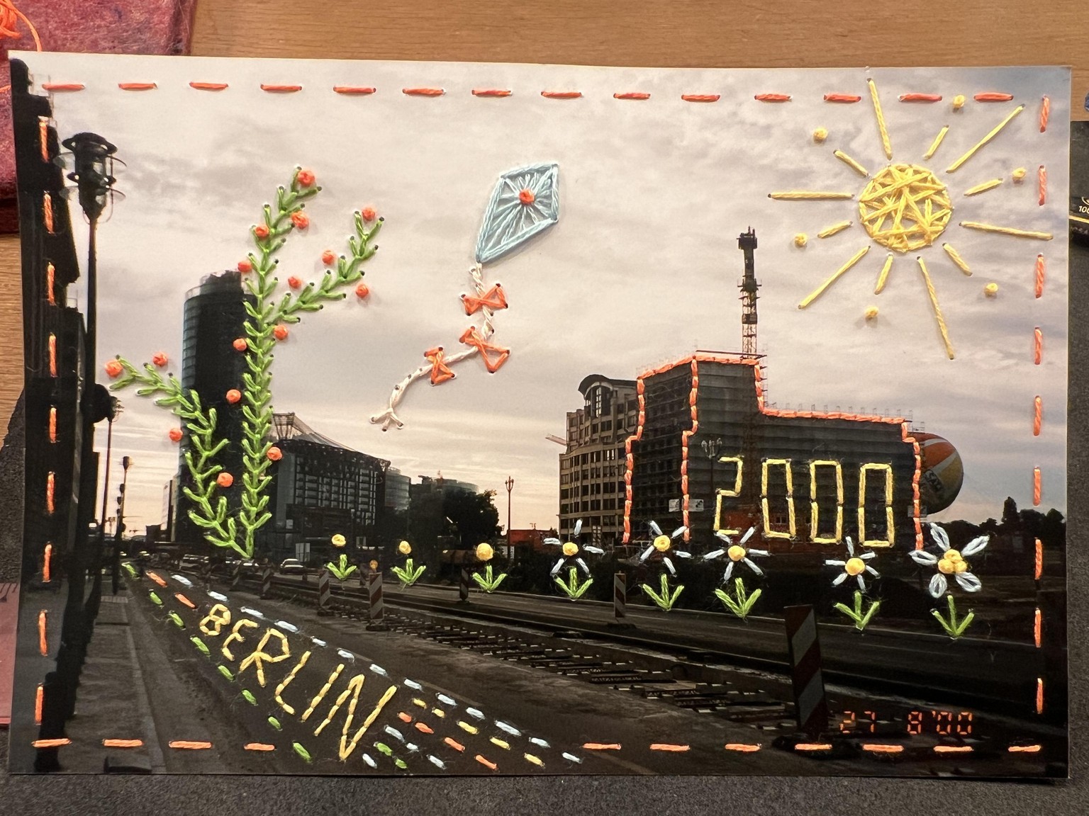 Berlin photo embroidery - image 2 - student project