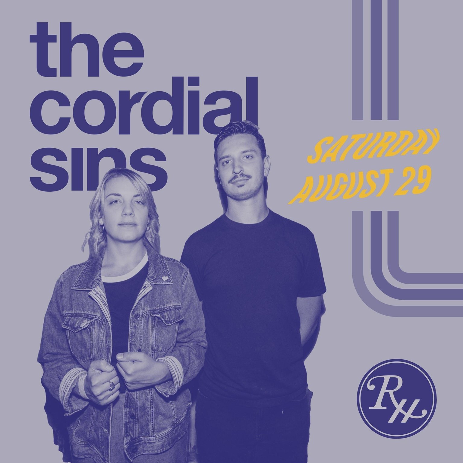 8.29.20 Live Stream Poster - The Cordial Sins - image 1 - student project