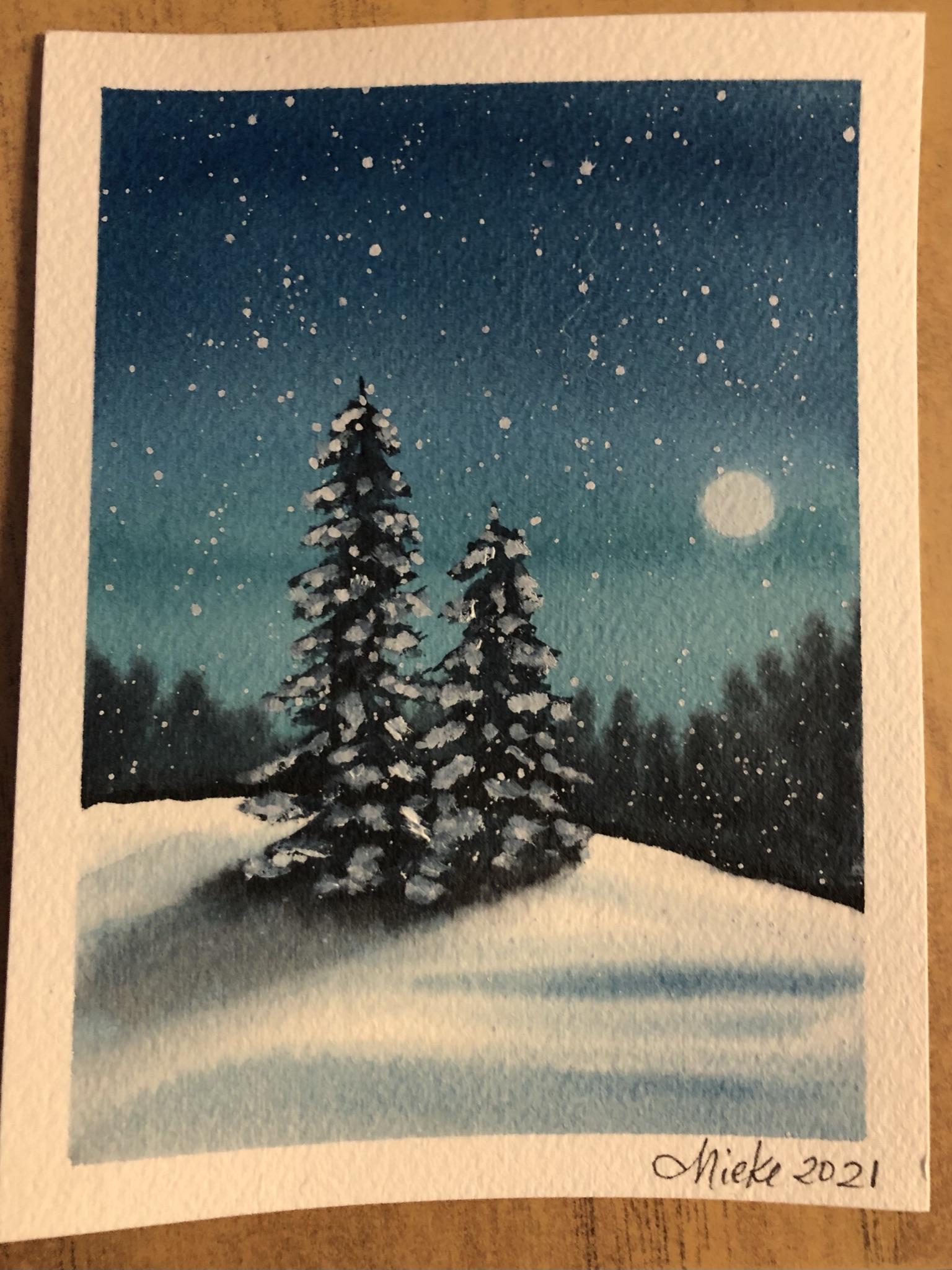 Winter Scenes’ cards - image 6 - student project