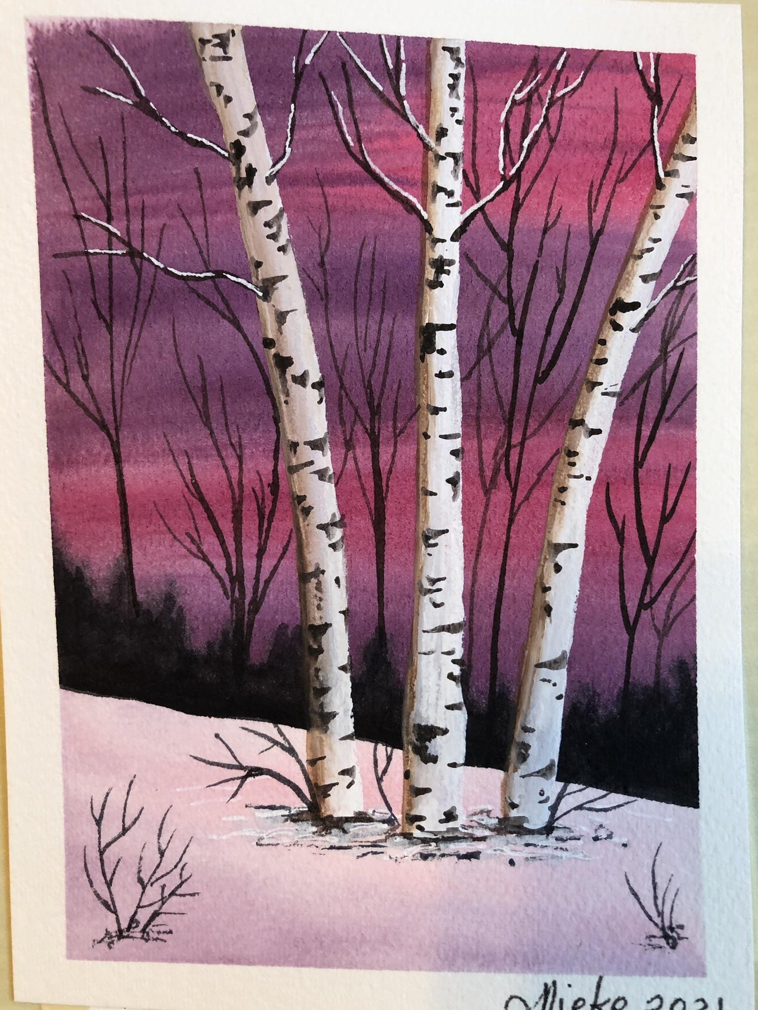 Winter Scenes’ cards - image 25 - student project