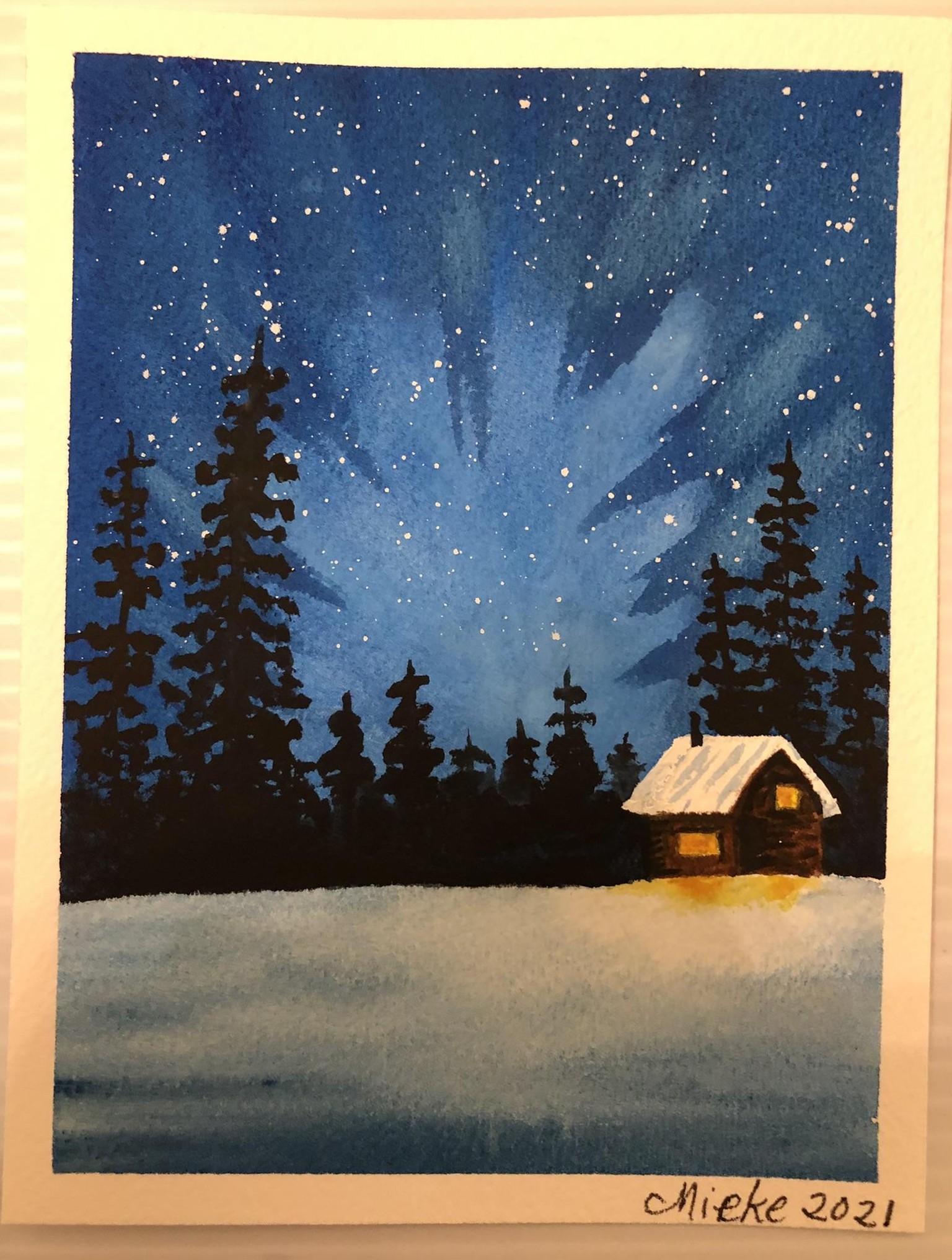 Winter Scenes’ cards - image 30 - student project