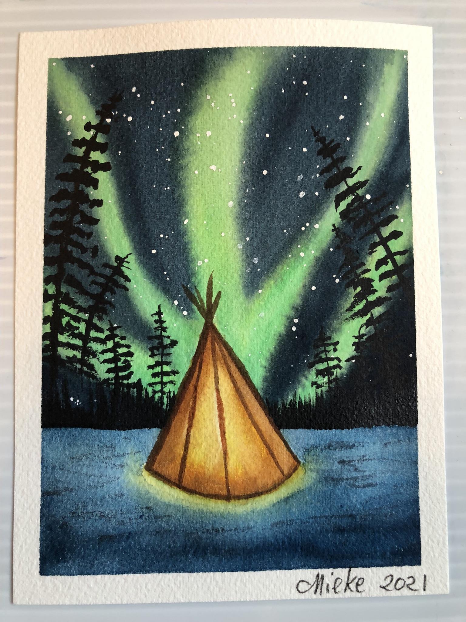 Winter Scenes’ cards - image 31 - student project