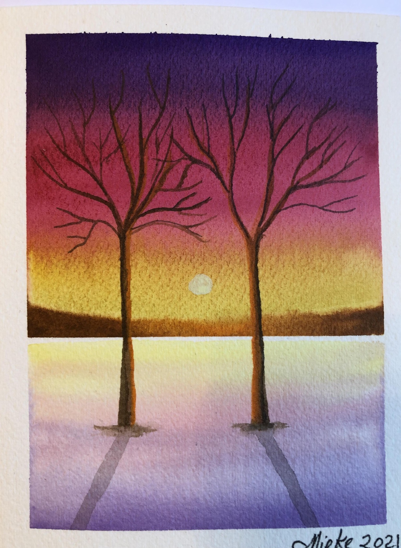 Winter Scenes’ cards - image 22 - student project