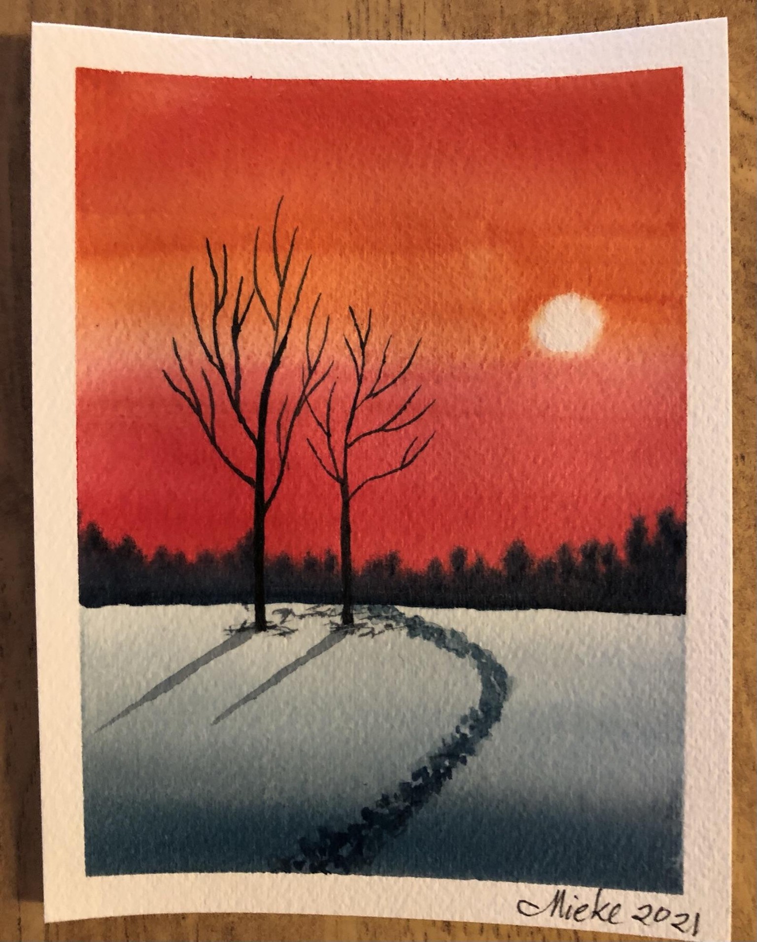 Winter Scenes’ cards - image 16 - student project