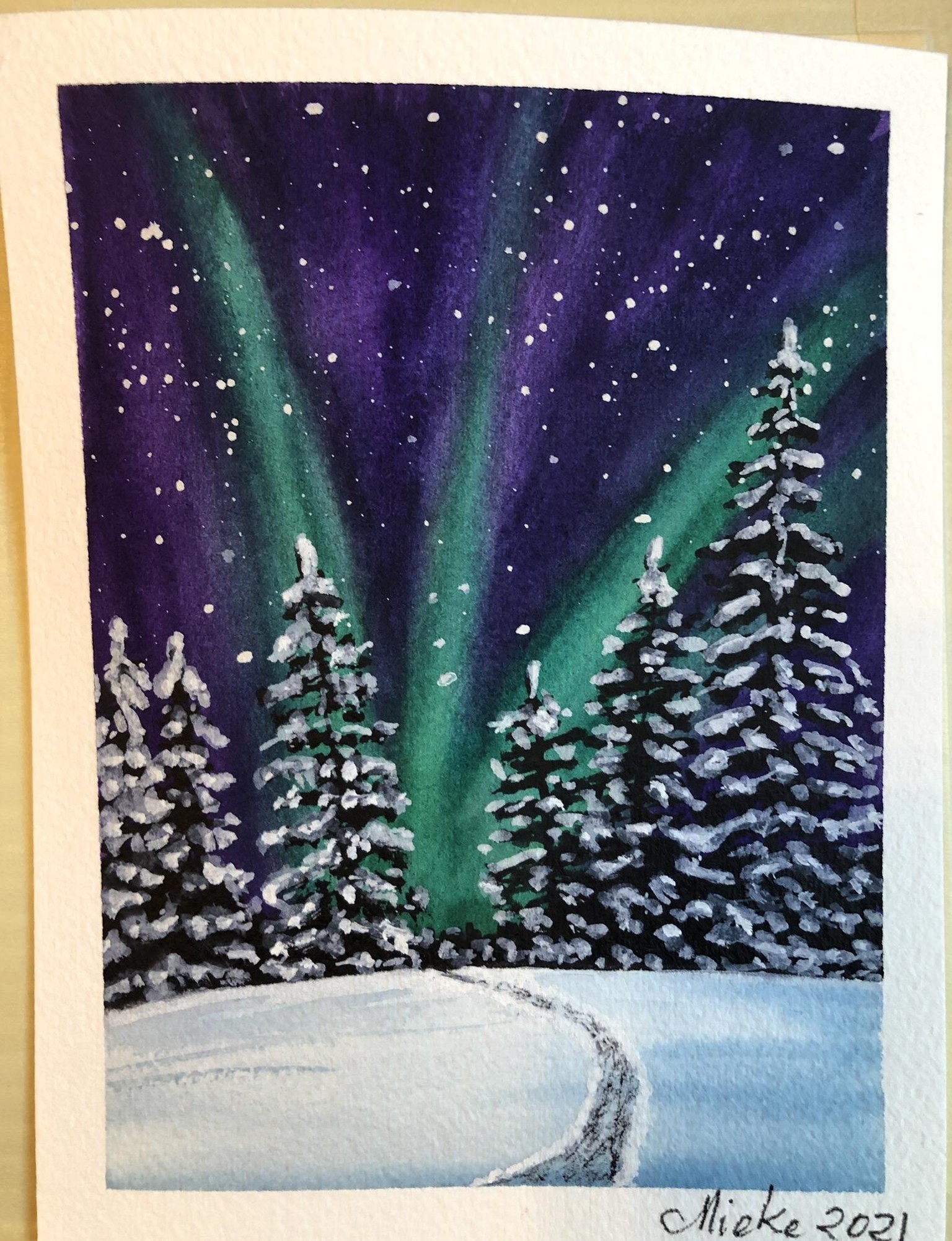 Winter Scenes’ cards - image 27 - student project