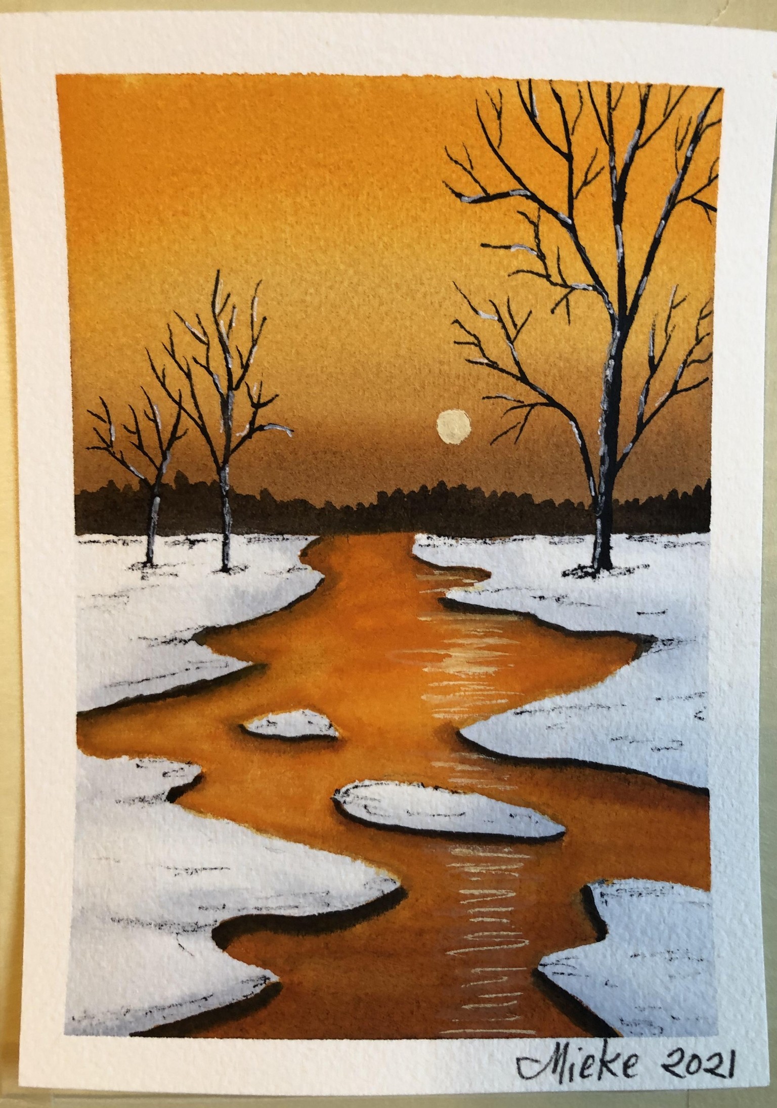 Winter Scenes’ cards - image 26 - student project