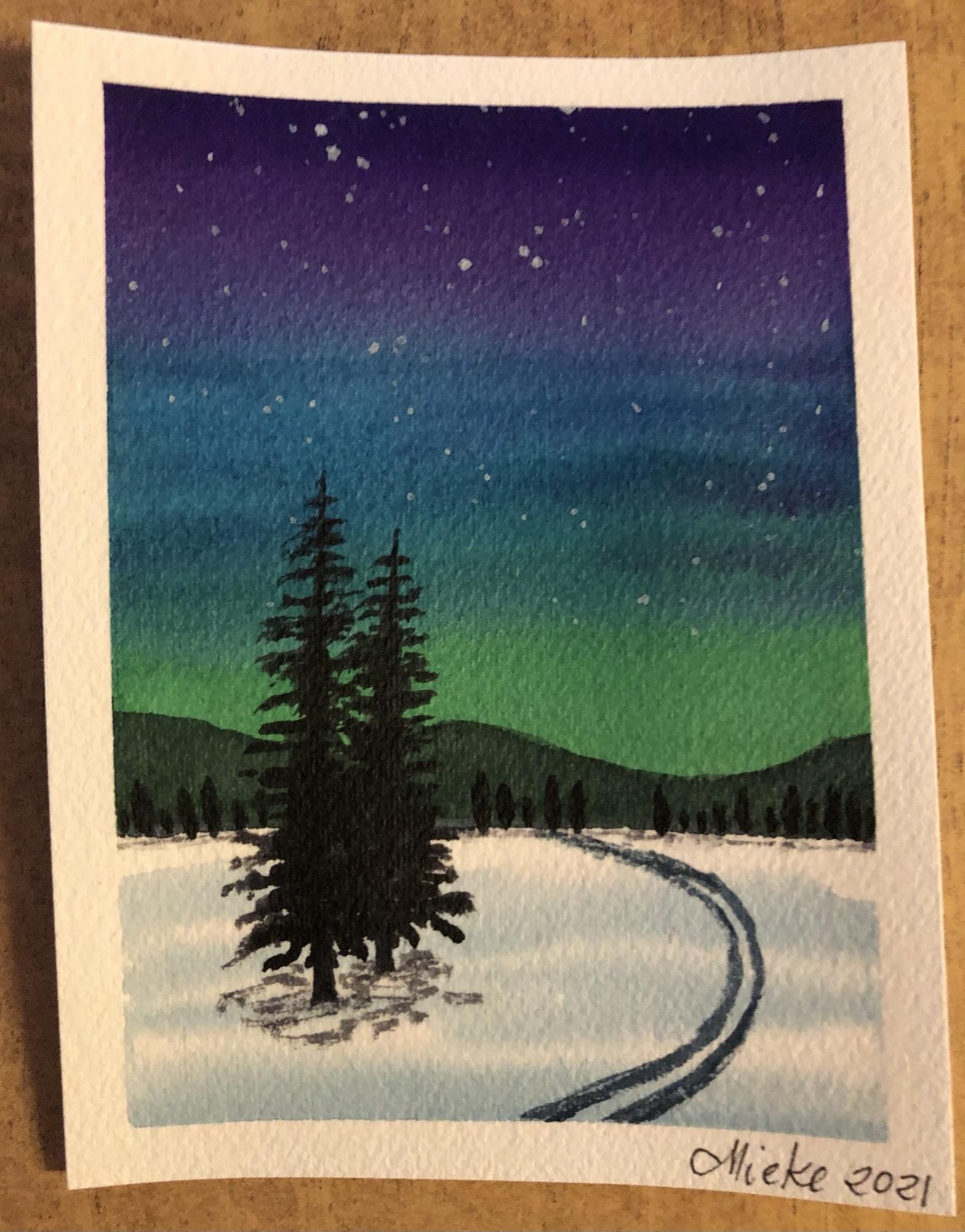 Winter Scenes’ cards - image 17 - student project
