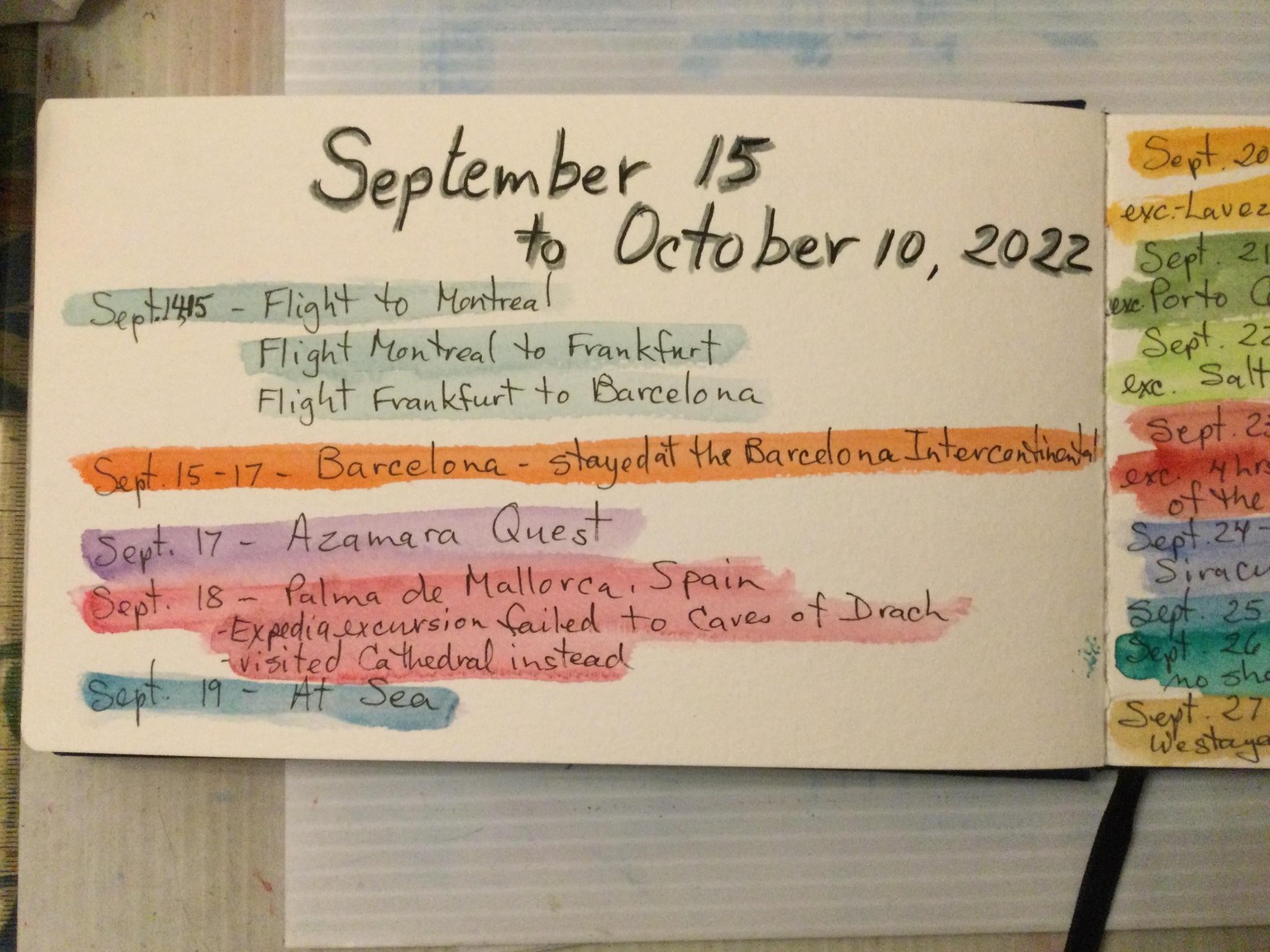 Mediterranean travel journal - image 2 - student project