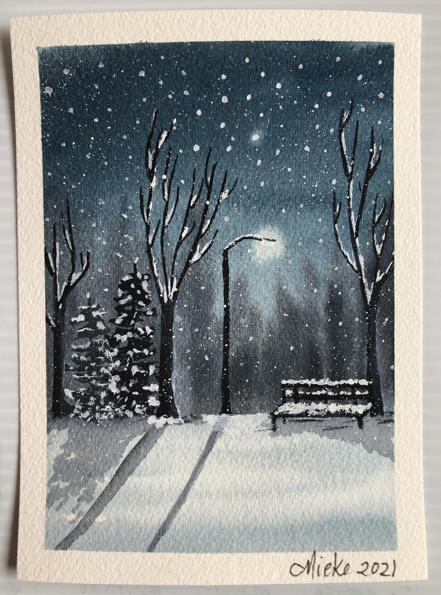 Winter Scenes’ cards - image 8 - student project