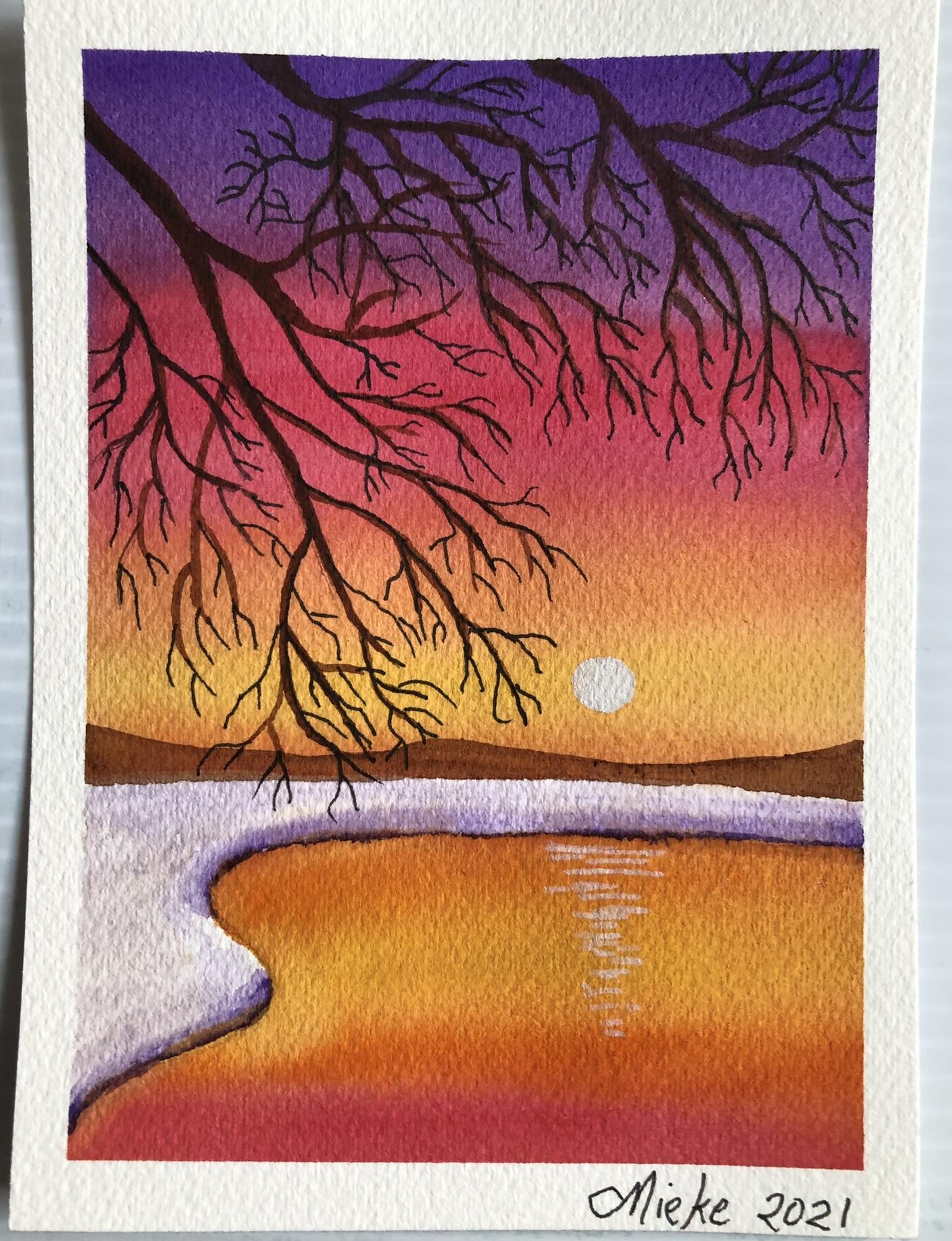 Winter Scenes’ cards - image 7 - student project
