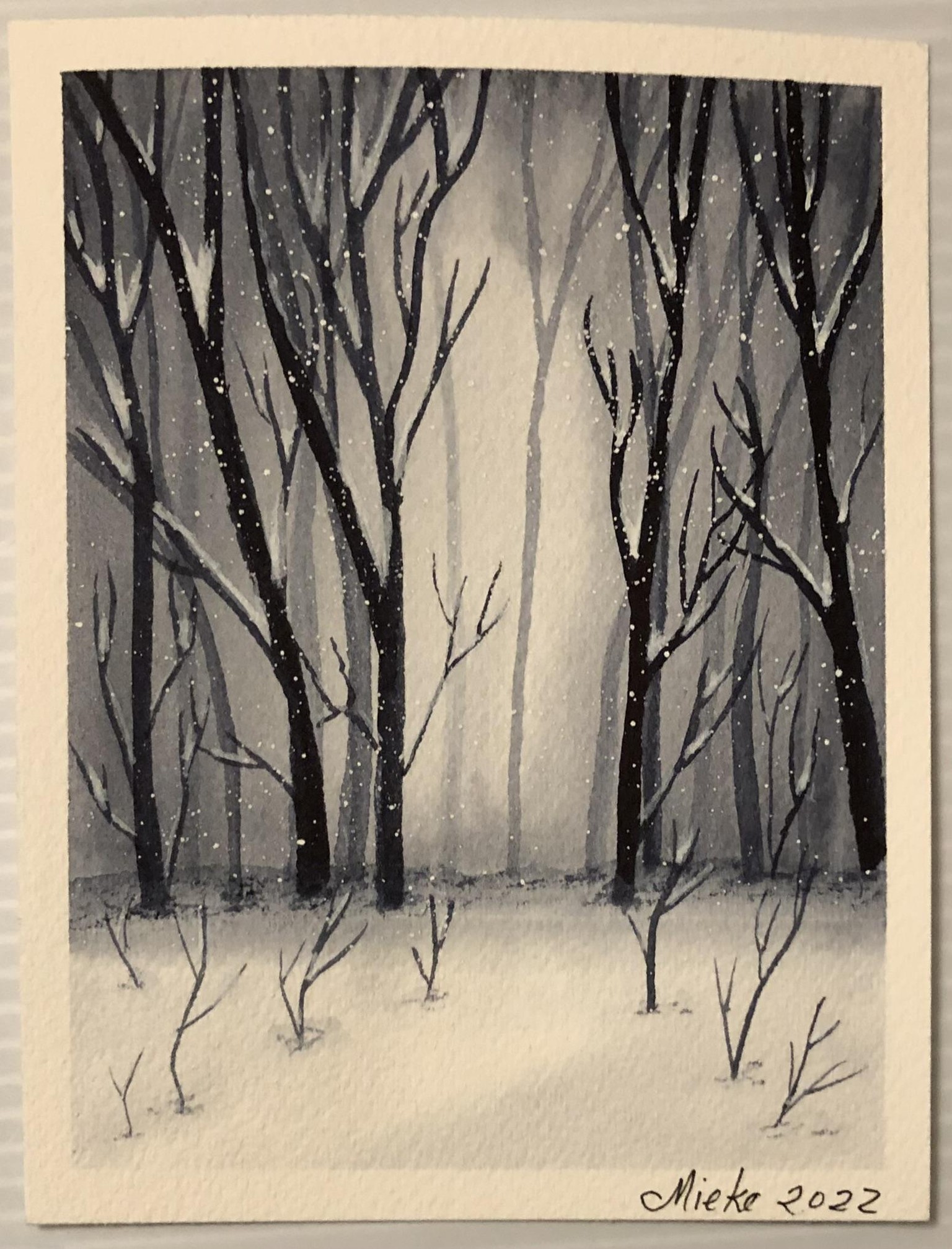 Winter Scenes’ cards - image 2 - student project