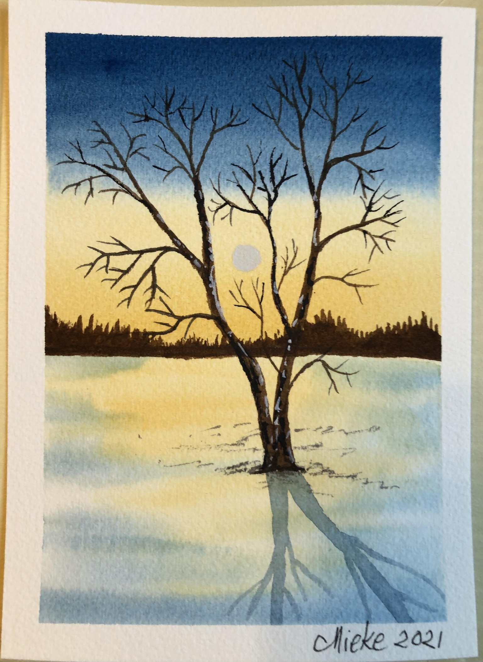 Winter Scenes’ cards - image 24 - student project