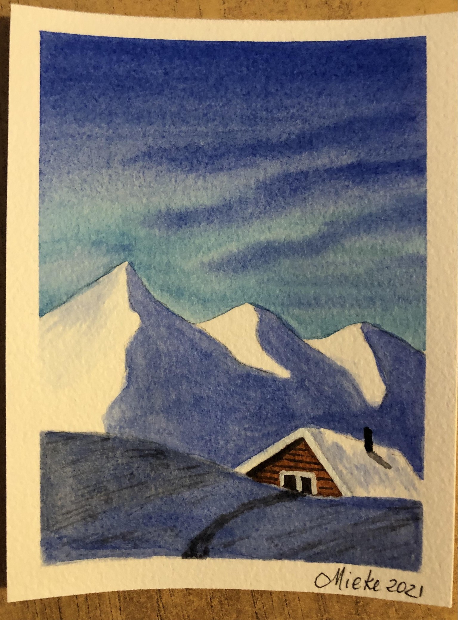 Winter Scenes’ cards - image 21 - student project