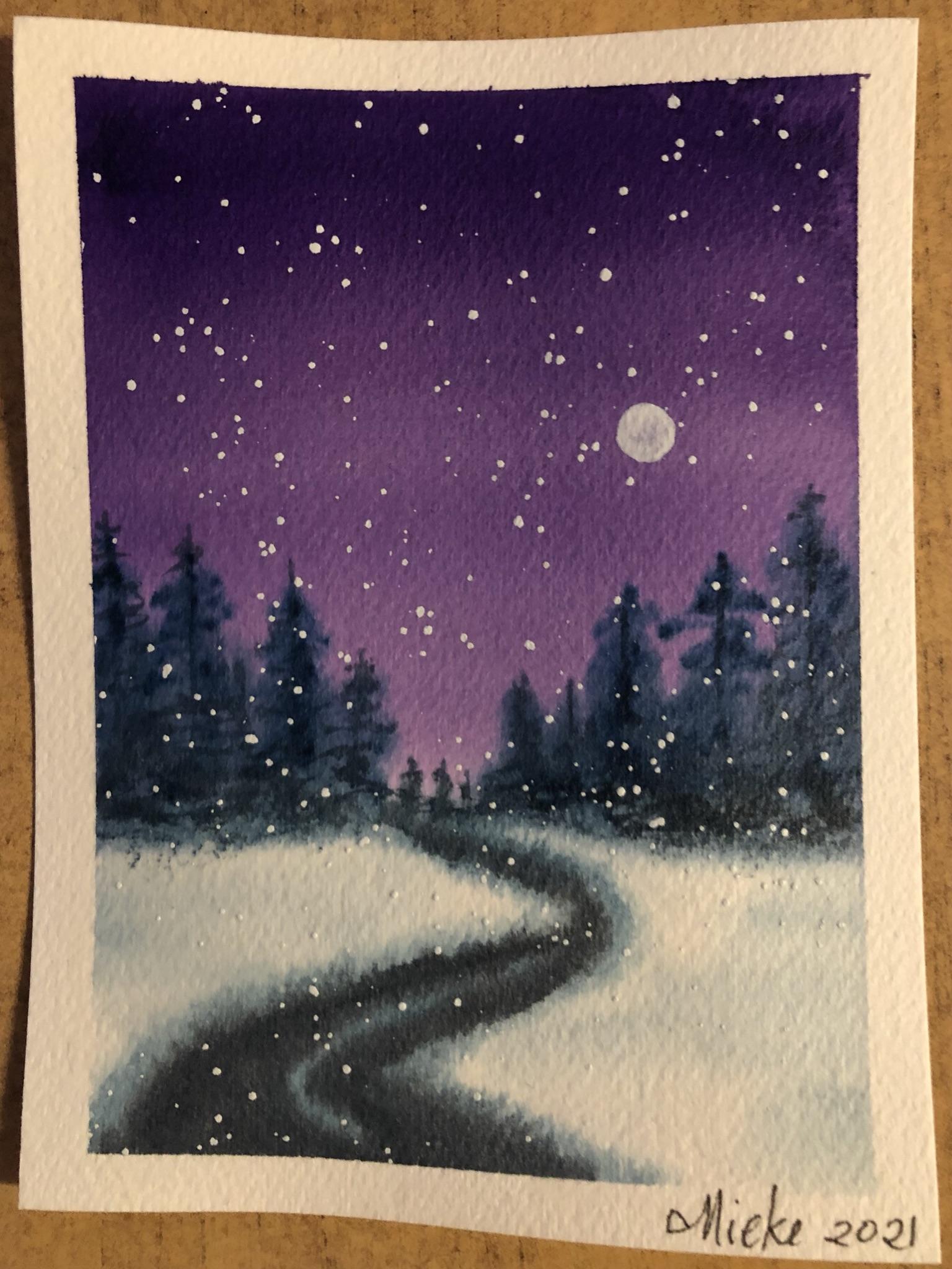 Winter Scenes’ cards - image 18 - student project