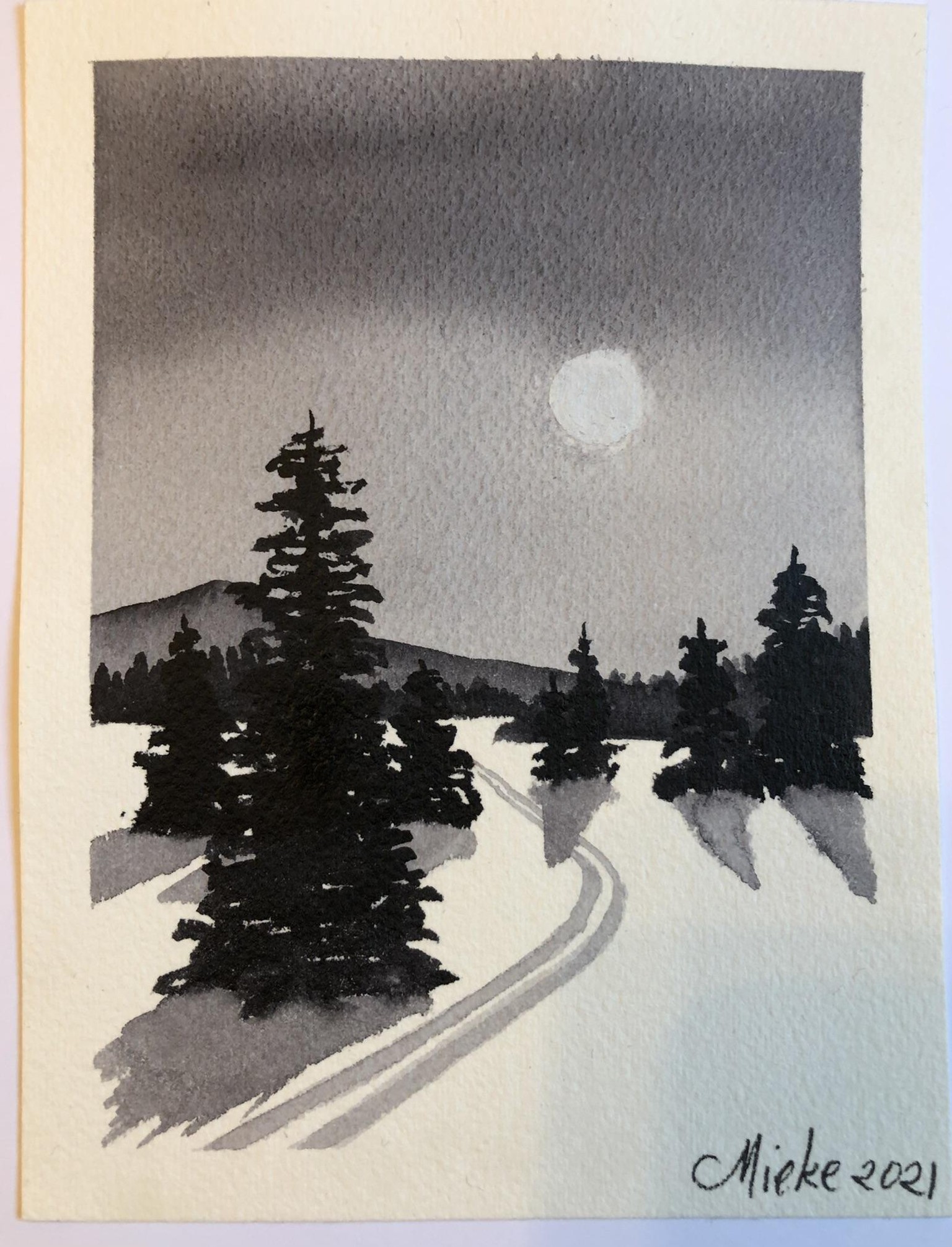 Winter Scenes’ cards - image 14 - student project