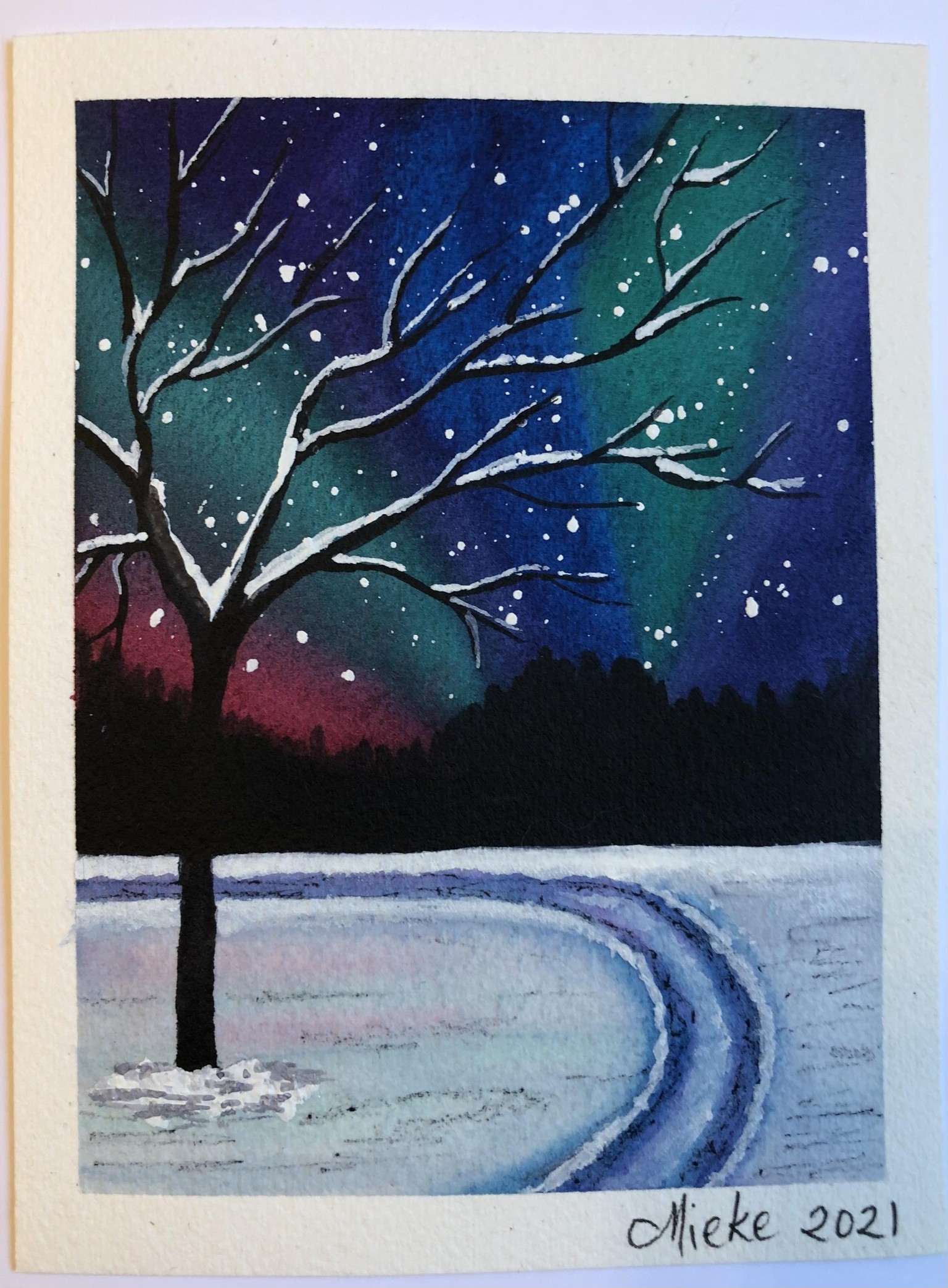 Winter Scenes’ cards - image 11 - student project