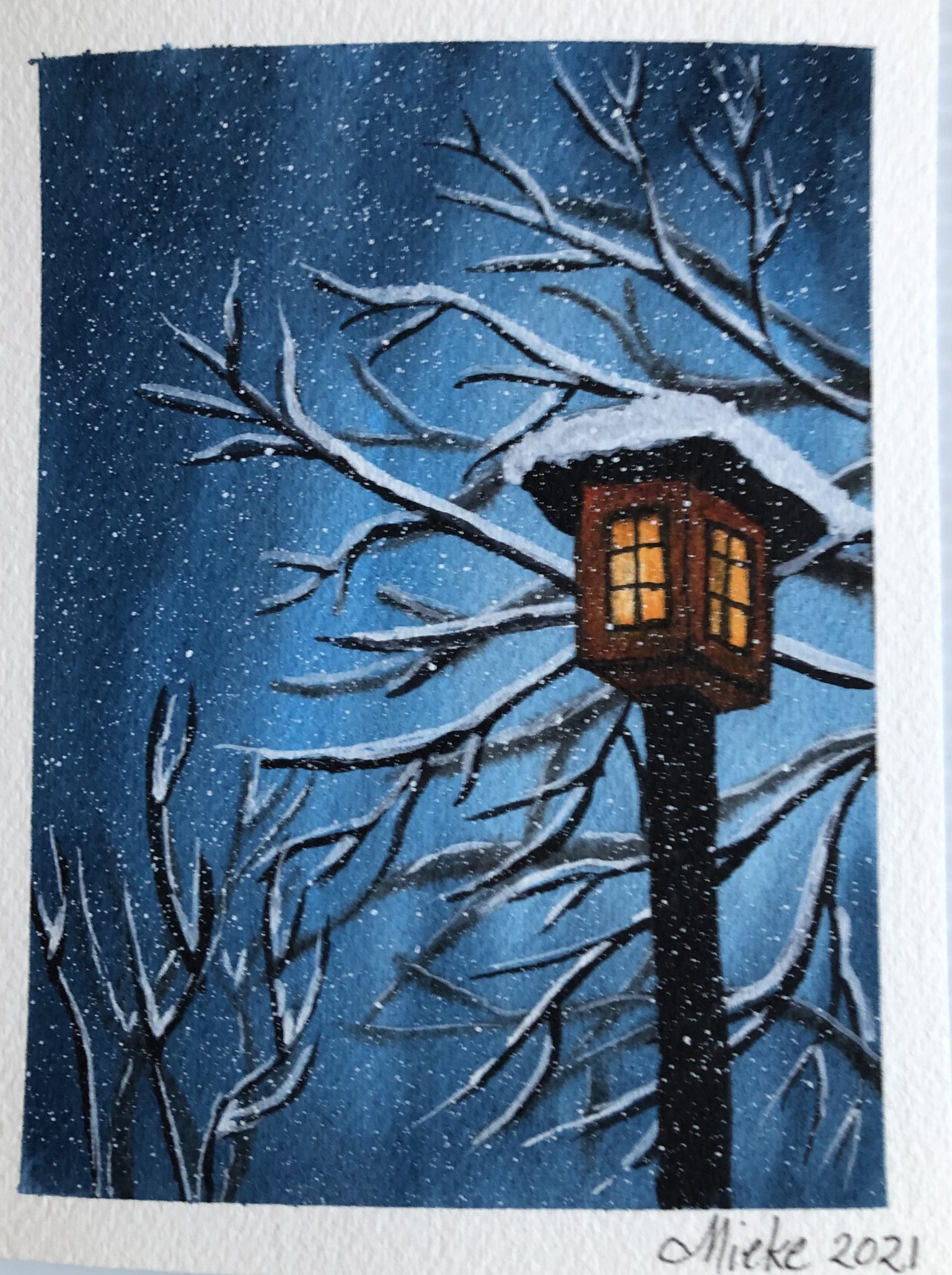 Winter Scenes’ cards - image 10 - student project