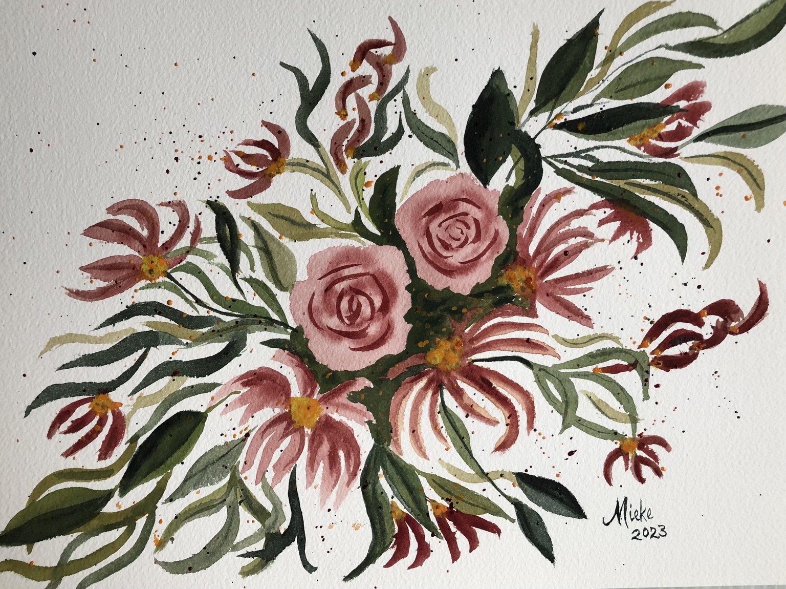 Heart-led expressive florals - image 3 - student project