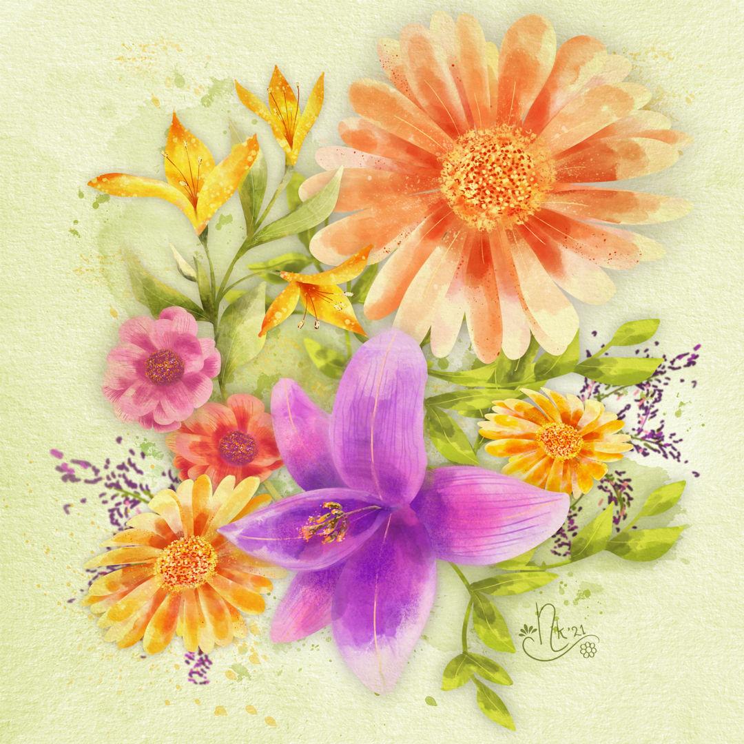 my floral project - image 1 - student project