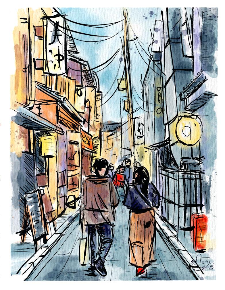 my urban sketch - image 1 - student project