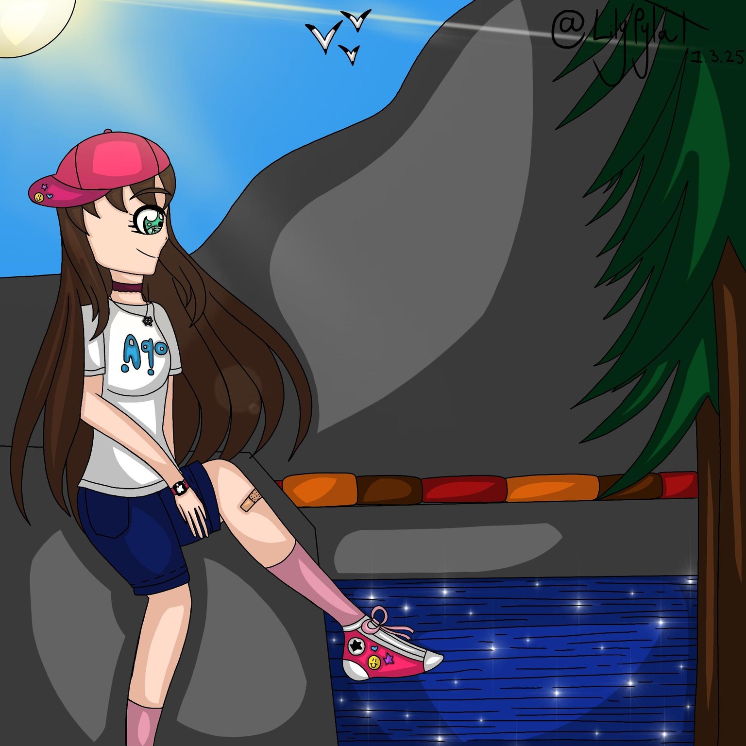 Lily at crowsnest lake - image 1 - student project