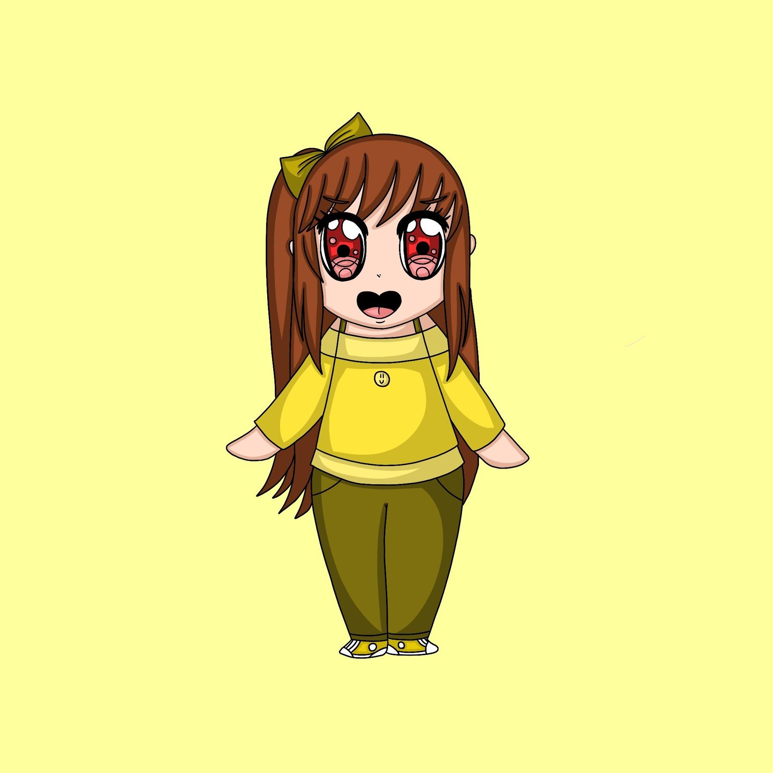 Hajinosora as chibis in full body - image 6 - student project