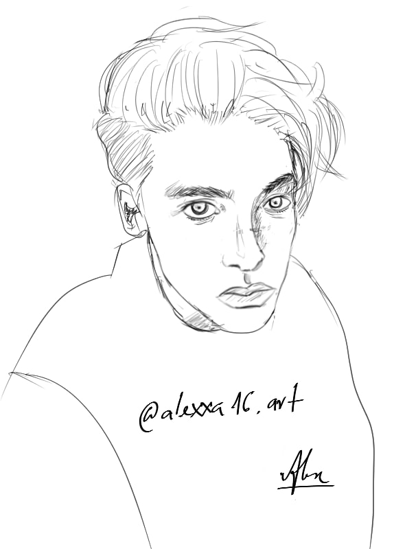 Male fast sketch - image 3 - student project