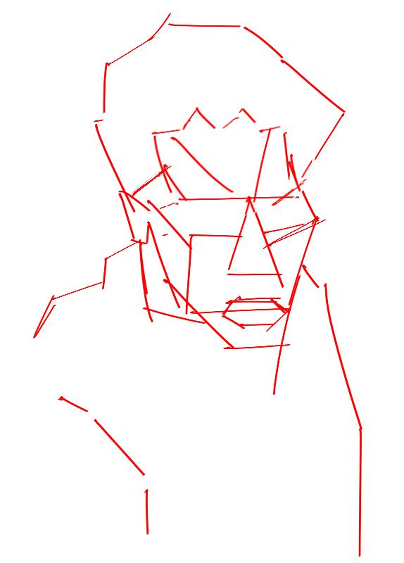 Male fast sketch - image 1 - student project