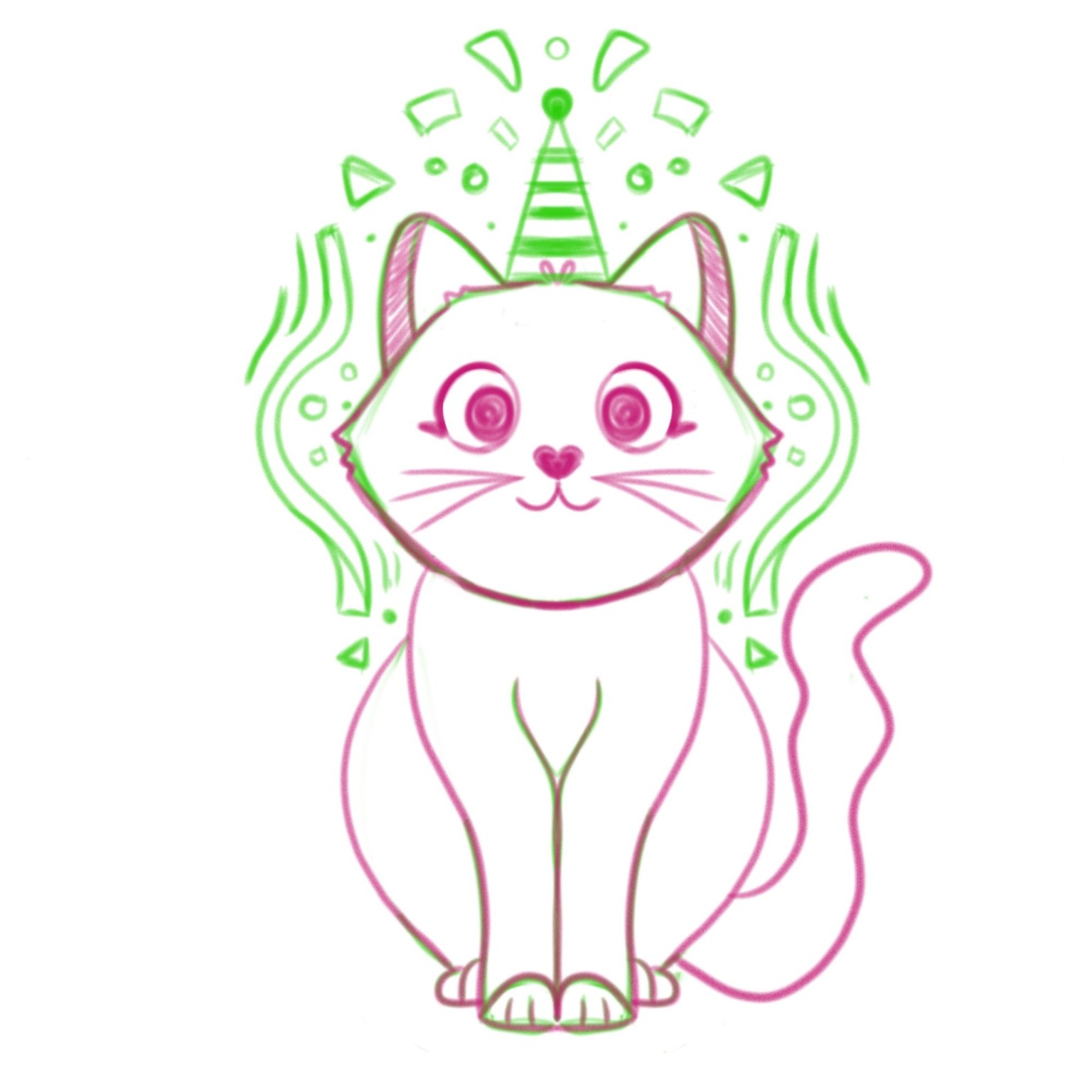 My birthday kitten - image 1 - student project