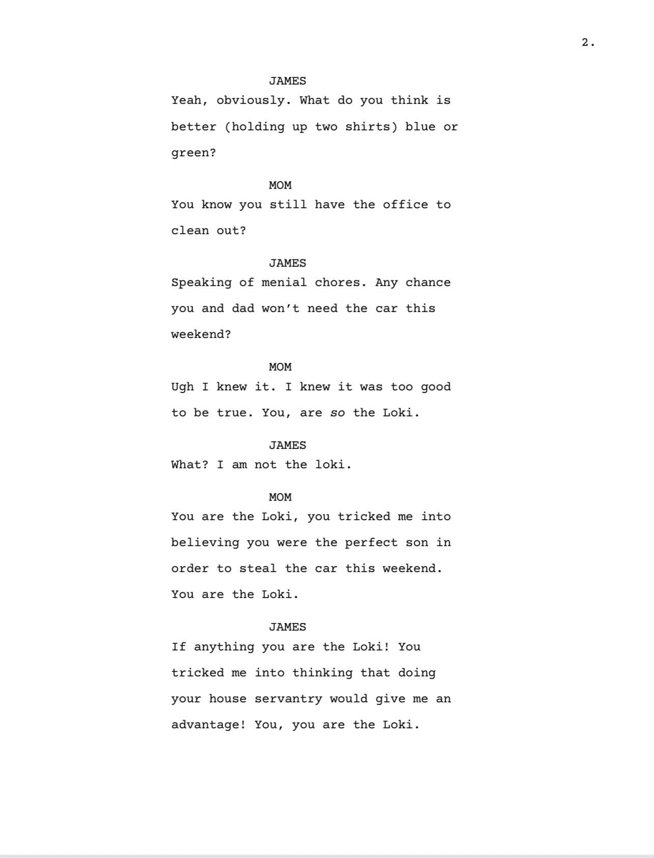 Teddy Hamilton and the Car Conflict - image 2 - student project