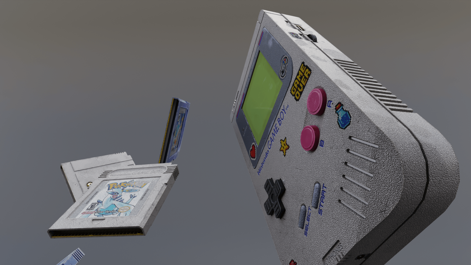 GameBoy 3D Model - image 1 - student project