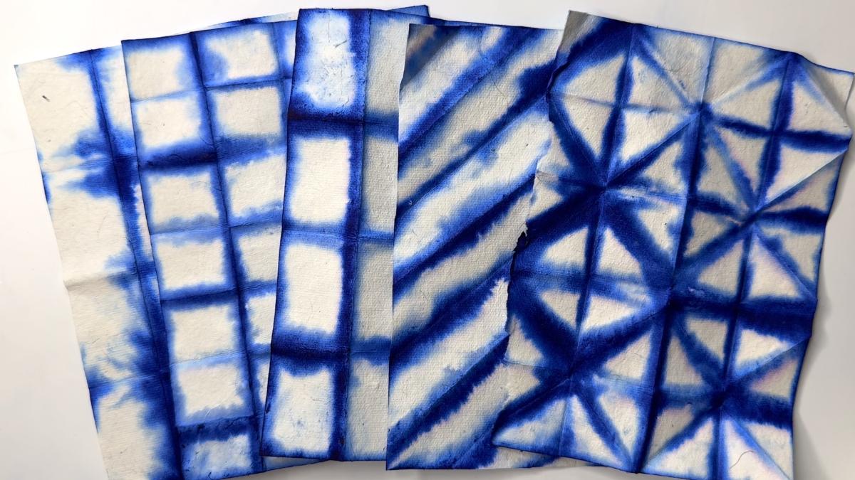 Collage Papers inspired by Shibori - image 3 - student project