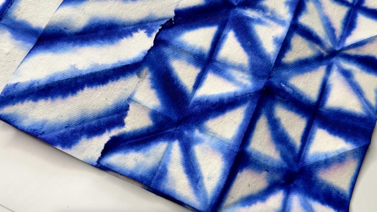Collage Papers inspired by Shibori - image 1 - student project