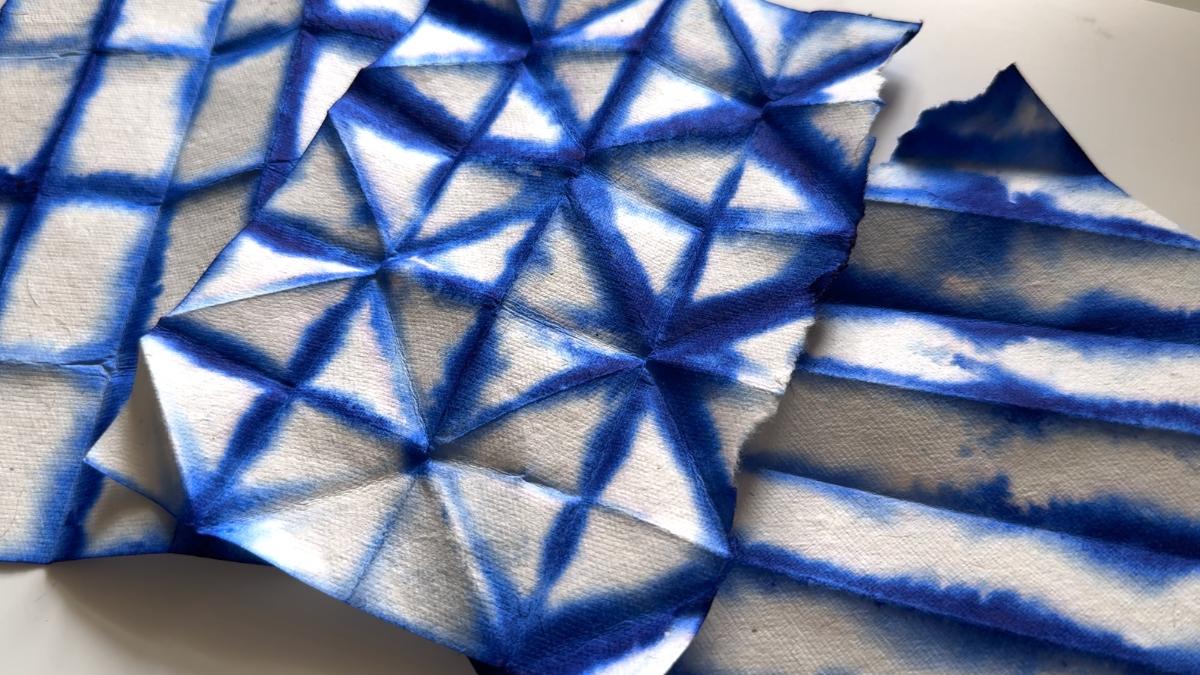 Collage Papers inspired by Shibori - image 4 - student project