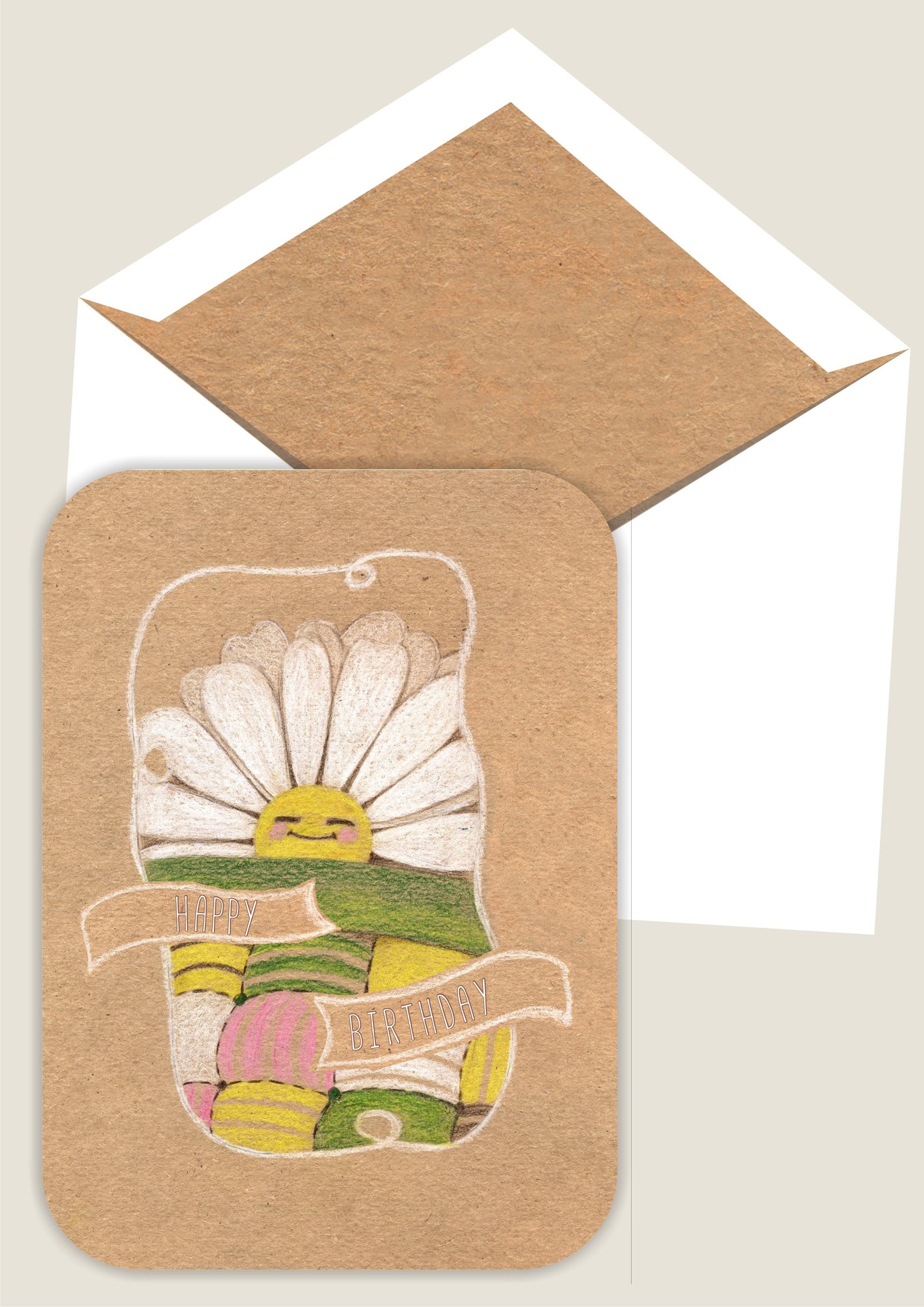 Greeting card. Happy birthday. - image 5 - student project