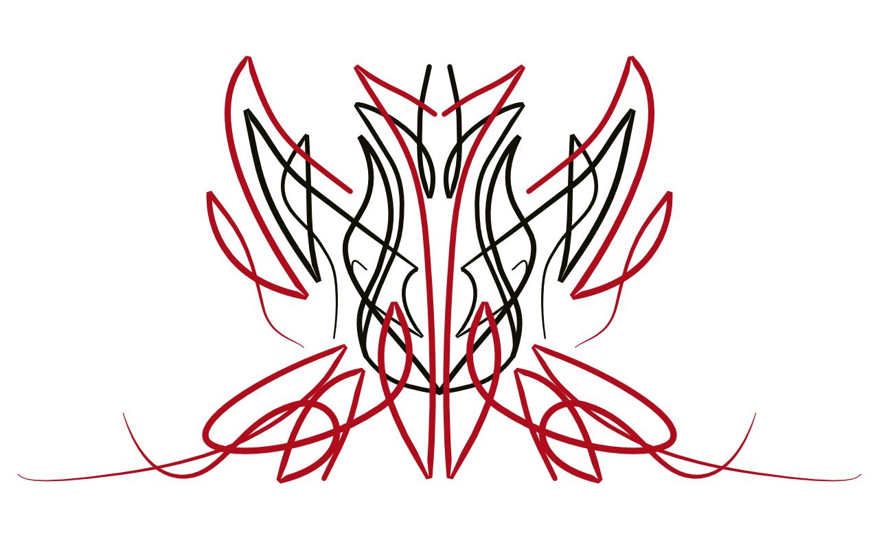 Flower and Pinstripe Tattoo BMB - image 2 - student project