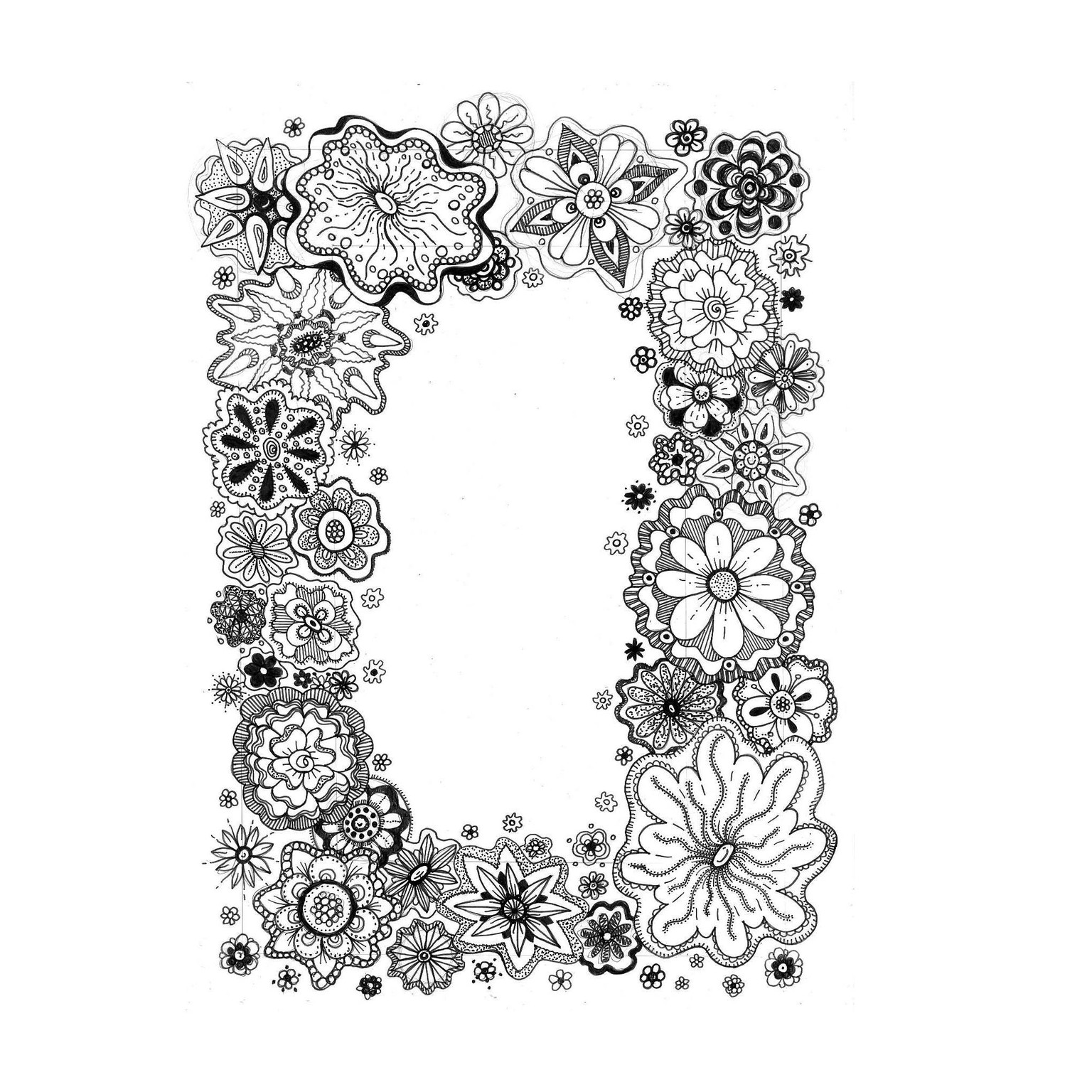 Floral Frame - image 1 - student project