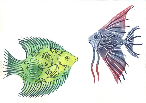 Decorative fishes - image 3 - student project