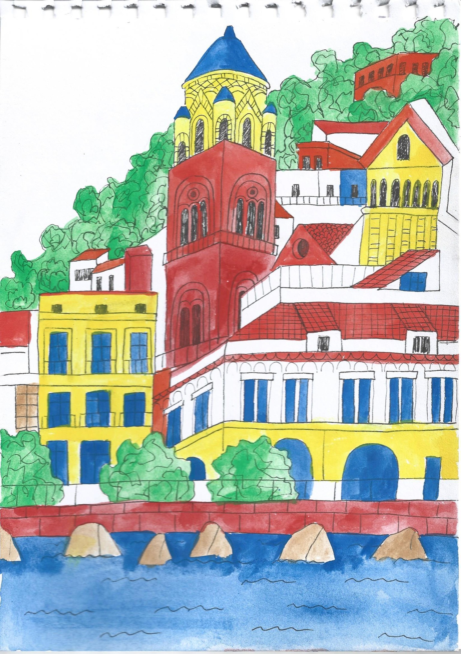 mountain town - image 1 - student project