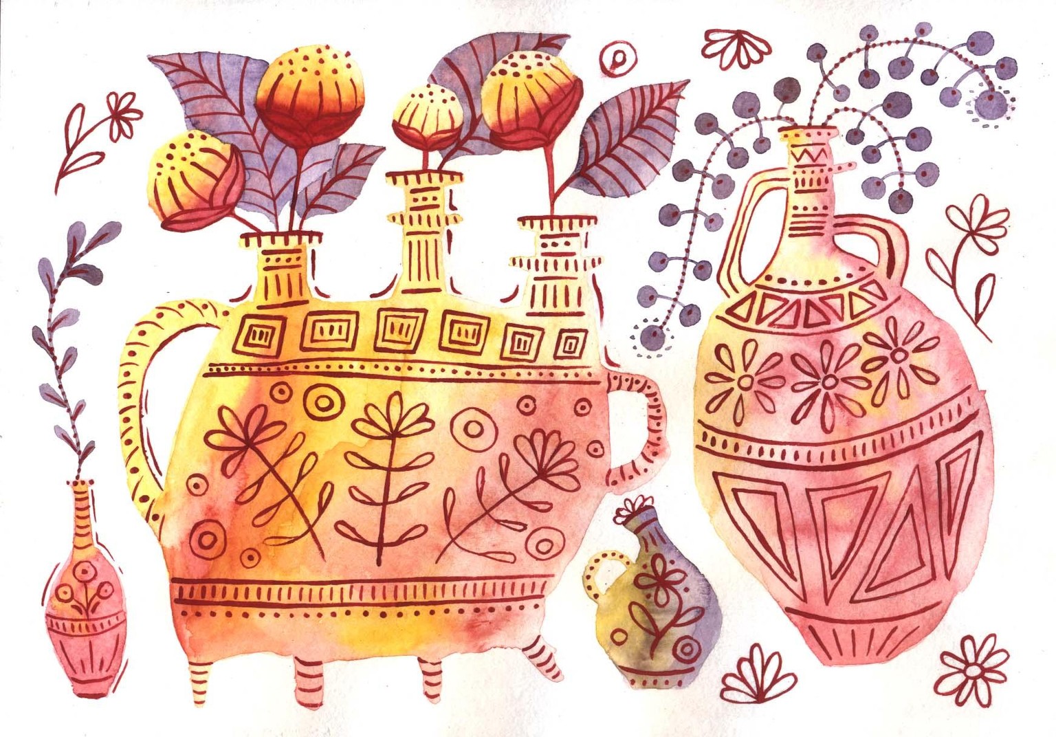 Some playful pots - image 4 - student project