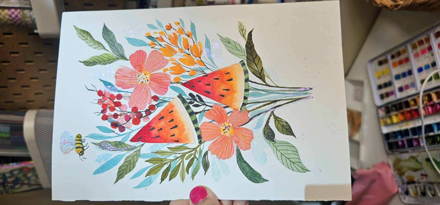 Fruit and Floral Arrangement - image 1 - student project