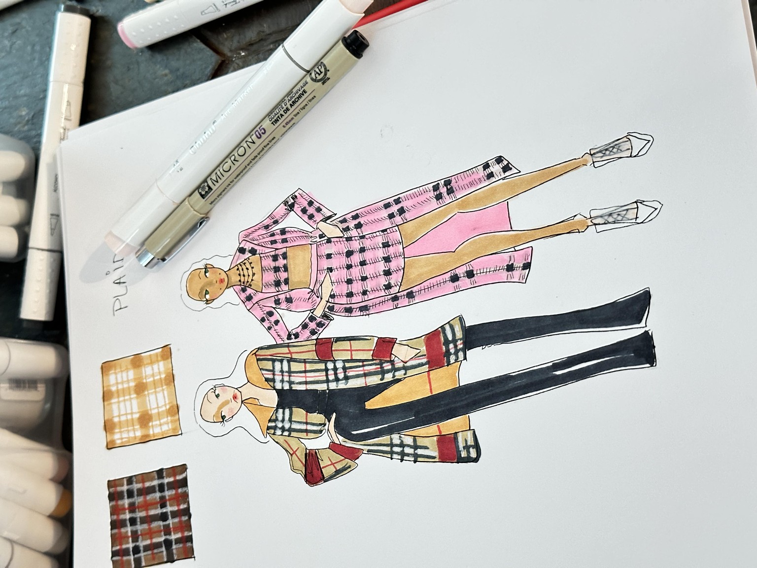 Denim, plaid, and lace - image 1 - student project