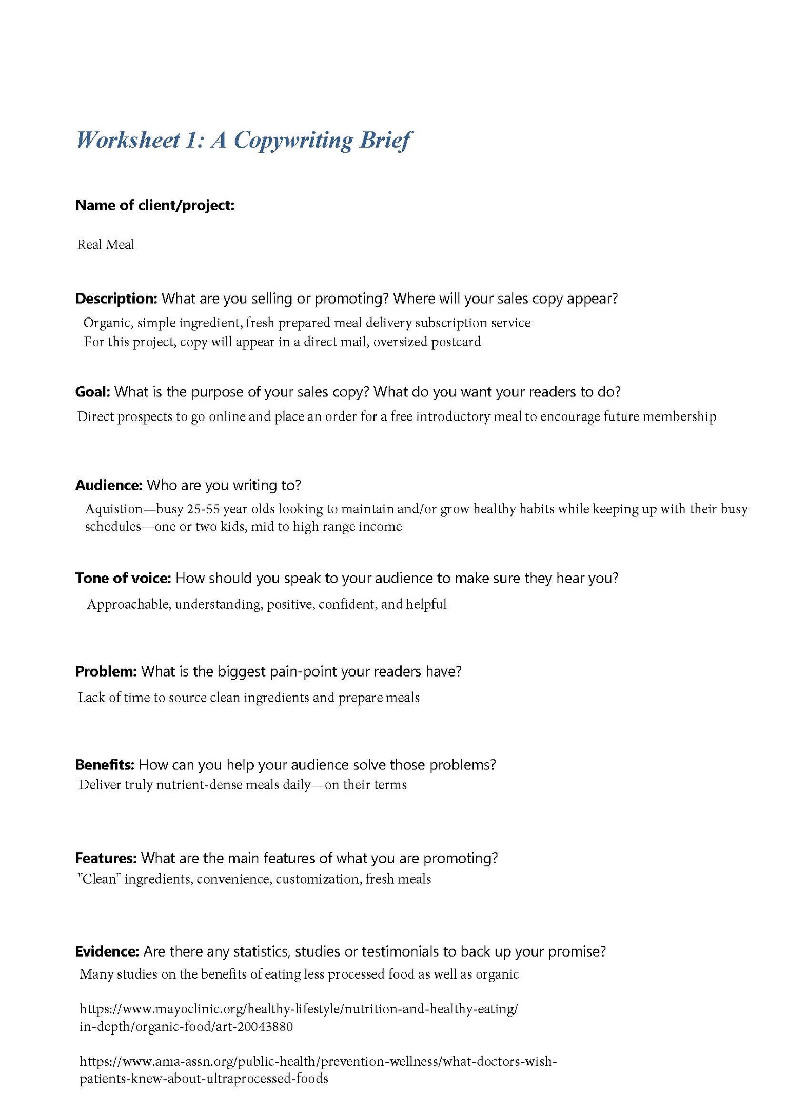 Real Meal - image 5 - student project