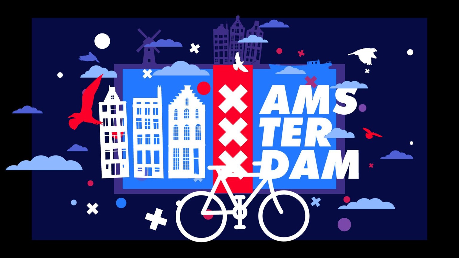 Amsterdam Animated 3D Postcard - image 5 - student project